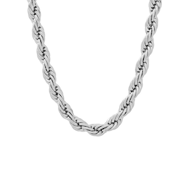 Men's/Women's Rope Necklace Stainless Steel Chain 24"Link Fashion Jewelry Gift